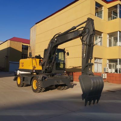 2200rpm катило мини экскаватор колеса ведра экскаватора с Cummins Engine