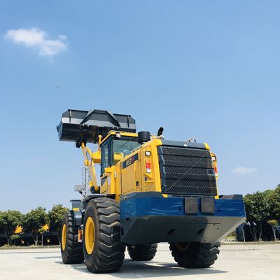Payloader отчетливо произнося затяжелитель начала затяжелителя колеса начала с ведром 3m