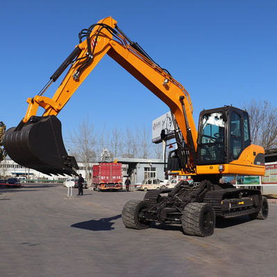 экскаватор простой структуры экскаватора Crawler колеса 30MPa установленный Crawler гидравлический