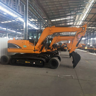 экскаватор простой структуры экскаватора Crawler колеса 30MPa установленный Crawler гидравлический