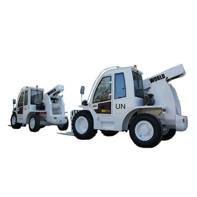 Telehandler приведенное в действие двигателем с управлениями кнюппеля