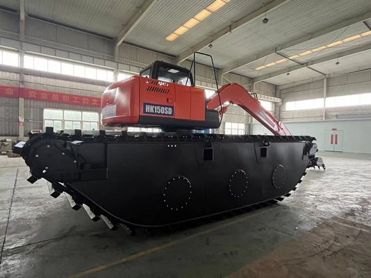 China Top Brand Неиспользованная амфибийная экскаватор HK150SD с 0,25 M3 Речной очистной машины