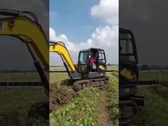 экскаватор мини цвета экскаватора Crawler 2200kw желтого микро- мини