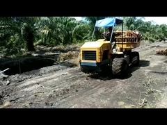 Гидравлический мини сельскохозяйственный трактор 14 лошадиных сил двигатель силовой трактор для плантаций пальмового масла